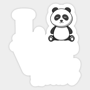 Love Panda Sticker